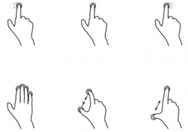 touch gestures