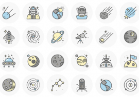 astronomy icons