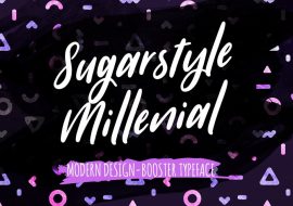 sugarstyle millennial font