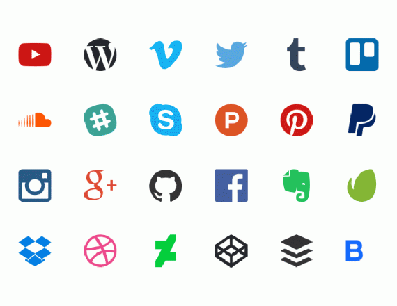 social media icons